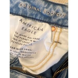American Eagle Mens Original‎ Bootcut Jeans Airflex+ Light Wash Denim